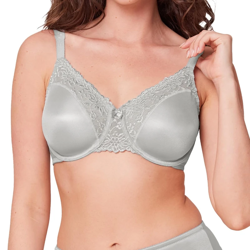 Triumph Women's Ladyform Soft W X, Minimizer Bra, Platinum