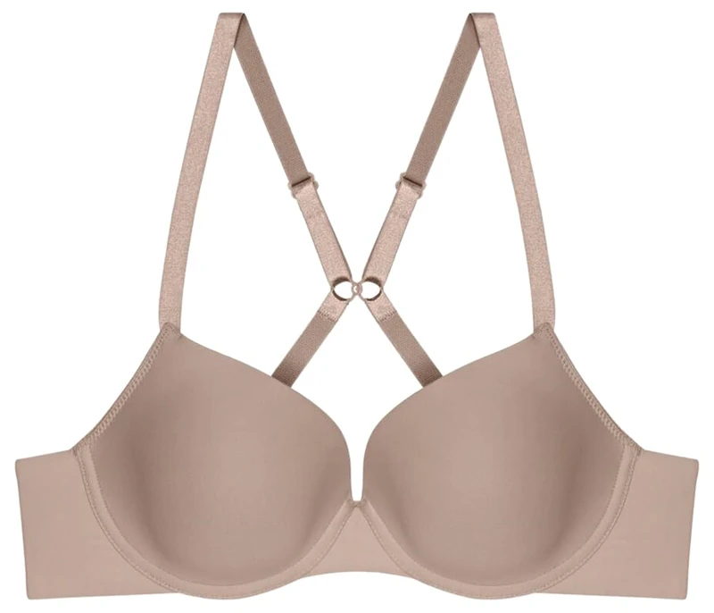 Triumph Women's Pure Micro WHP Bra, Cafe Latte, 32DD