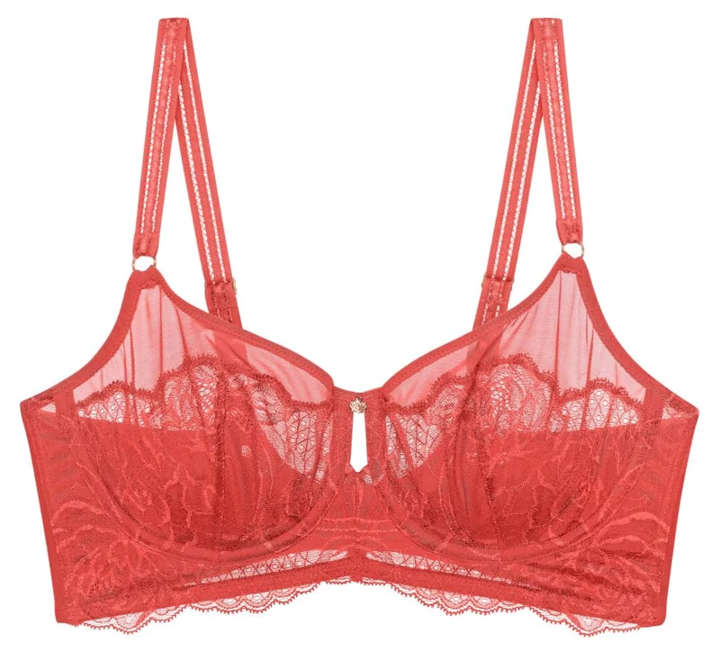 Triumph Wild Peony Florale W01 Bikini top, Deep Blush