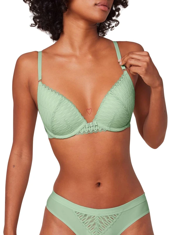 Triumph Aura Spotlight T WHU Bra for Women, Silky Green, 36D