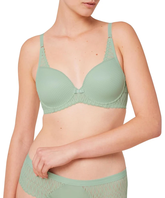 Triumph Women's Aura Spotlight T WHP Bra, Silky Green, 34E