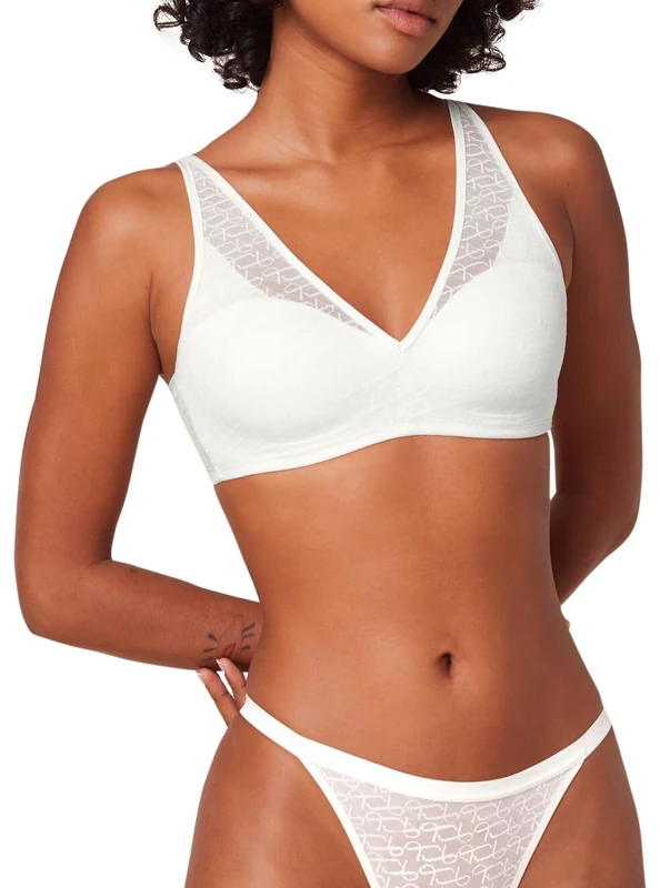 Triumph Signature Sheer P Ex Women's Bra, Ecru White, 34C