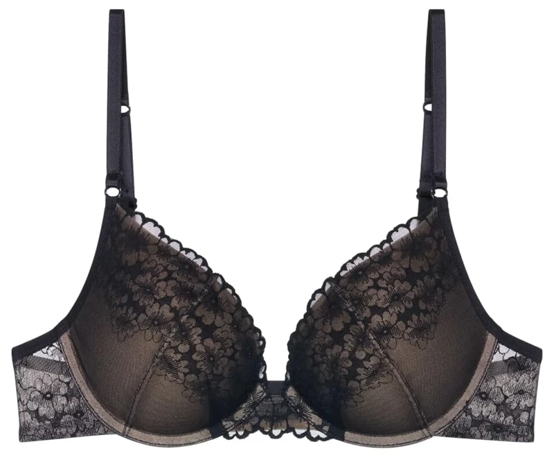 Triumph Bright Spotlight WHU Black, Black, 38C