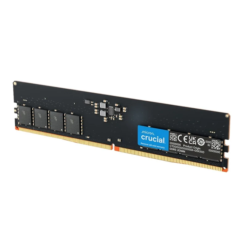 Crucial DDR5 RAM 8GB 5600MHz, Desktop Computer Memory, (or 5200MHz, 4800MHz) CL46 - CT8G56C46U5