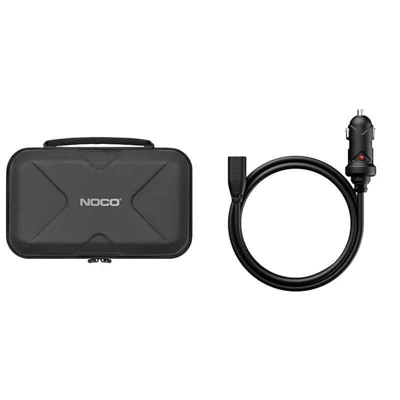 NOCO GBC014 Boost HD EVA Protection Case for GB70 UltraSafe Lithium Jump Starters & GBC011 Boost X 65W 12V Car Charger for GBX45, GBX55, GBX75 and GBX155 UltraSafe Lithium Jump Starters
