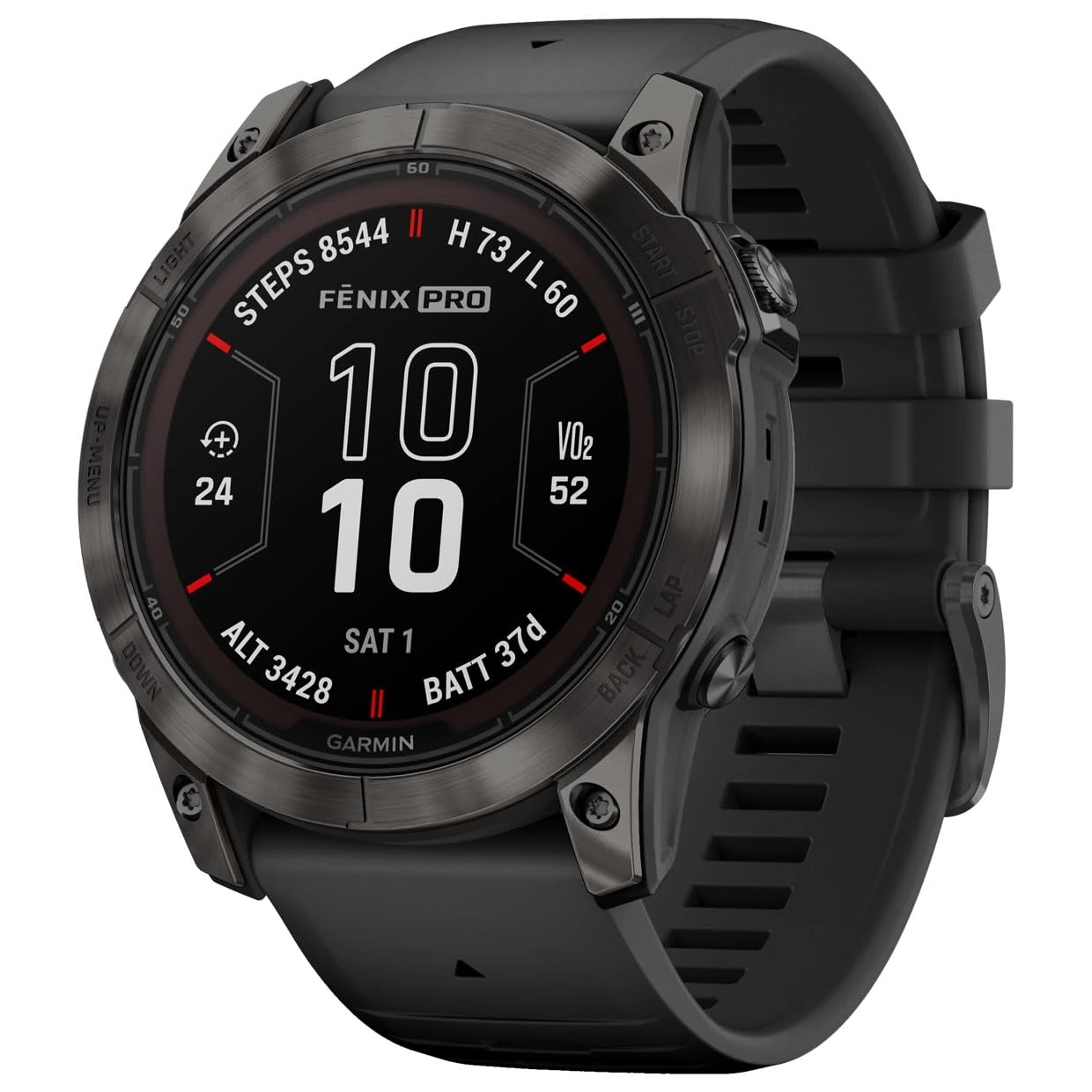 Garmin Fenix 7x Pro Smartwatch - Sapphire Solar Edition Multisport