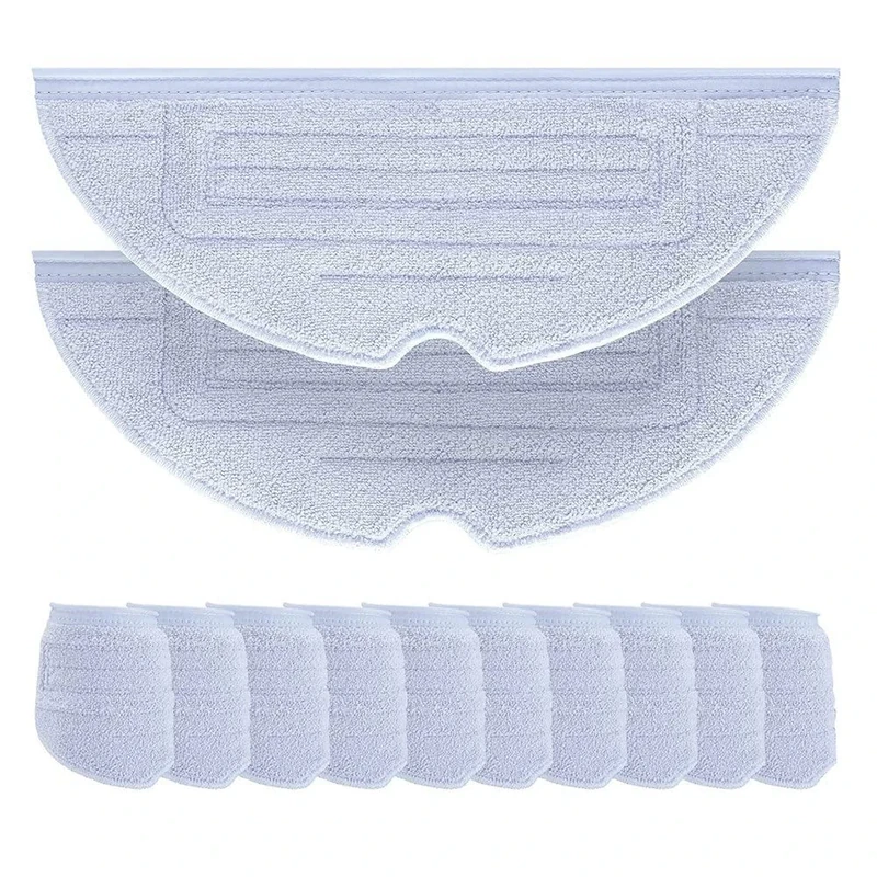 Huusuei Pack of 12 Wipes for S7 S7+ S7 MaxV S7 MaxV Plus S7 MaxV Ultra Max+ Series Robot Vacuum Cleaner Parts