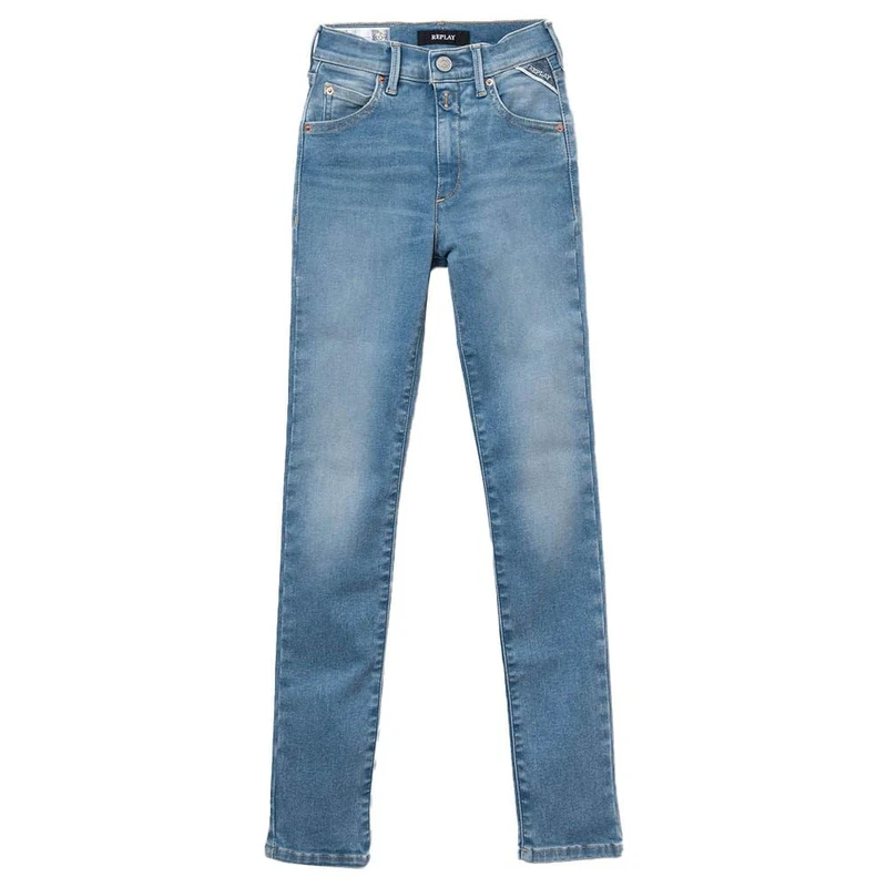 Replay Girl's SG9346 Nellie Hyperflex Jeans, Light Blue 010, 16 Years
