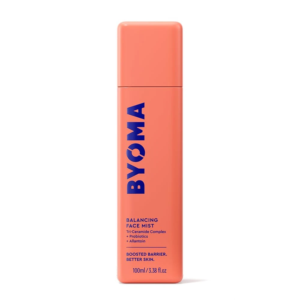 BYOMA Balancing Face Mist (100ml) pH Balanced Face Toner with Ceramides, Probiotics and Allantoin - Alcohol Free Toner Spray - Balance, Soothe and Refresh Throughout the Day