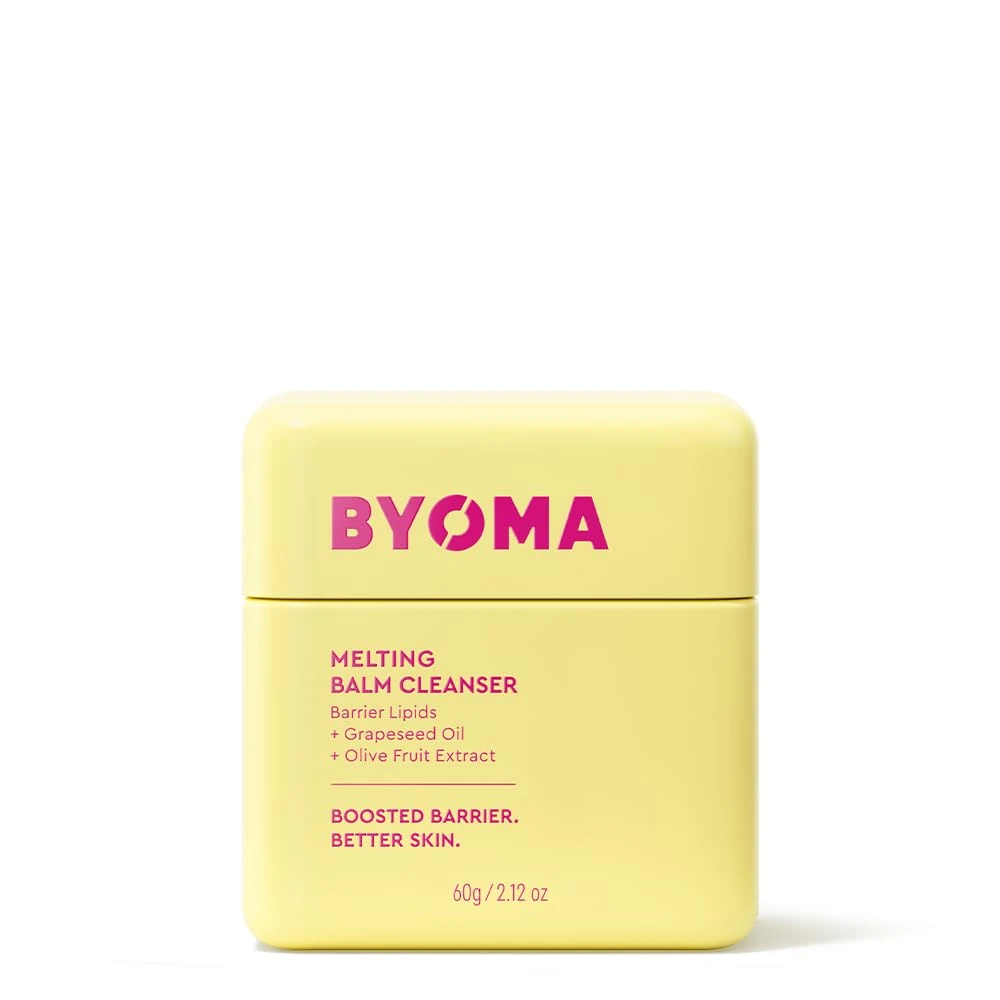 BYOMA Melting Balm Facial Cleanser (60g) Buttery Soft Cleansing Balm, with Barrier Lipids - For a Nourished, Hydrated Skin Without Oily Residue, Vegan