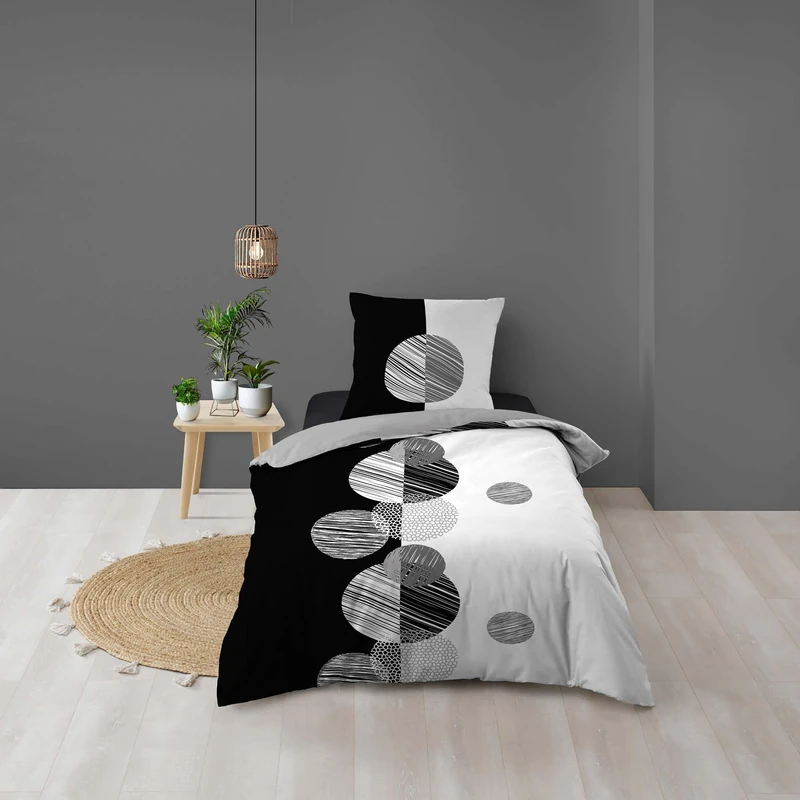 Douceur d'Intérieur, Stormi 2-Piece Bedding Set (140 x 200 cm), 100% Cotton
