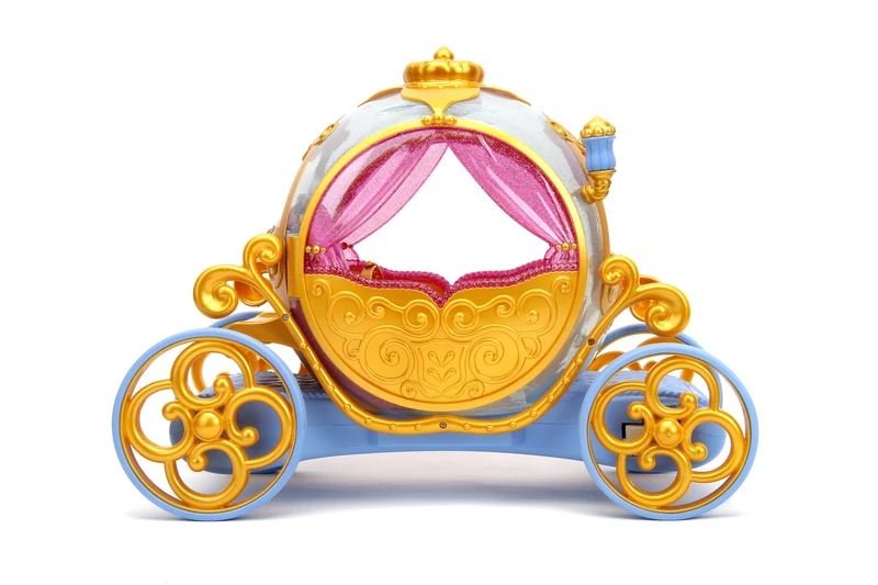 Jada - Disney Princess Radio Control Cinderella Carriage 2 Channel 2.4GHz with Light and Sound Batteries Included - Fits up to 15" Dolls (253077001)