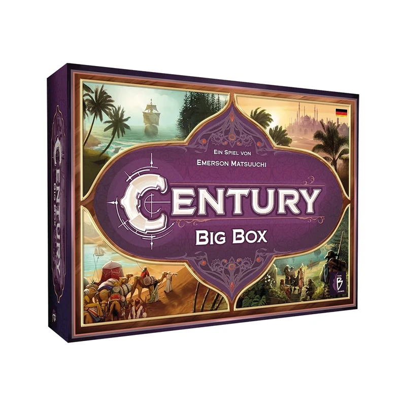 Plan B Games, Century Big Box, Basic Game + Expansion, Connoisseur Game, Strategy Game, 2-4 Players, From 8+ Years, 30-45 Minutes, German