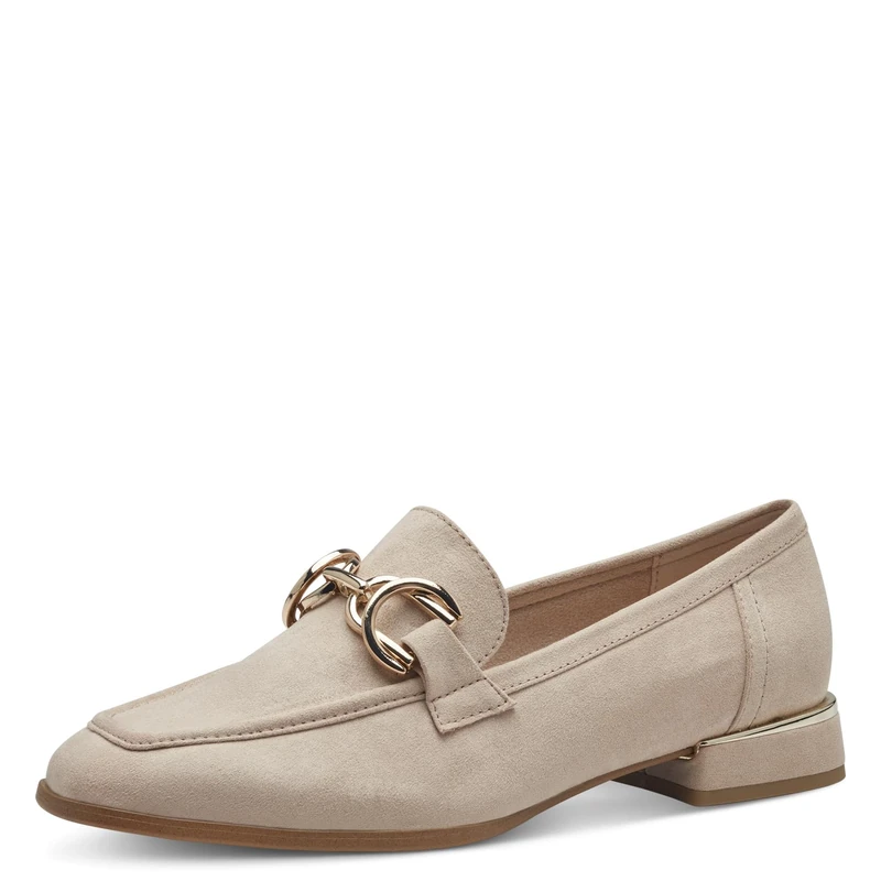 MARCO TOZZI Women's 2-24217-42 Loafers, Dune, 3.5