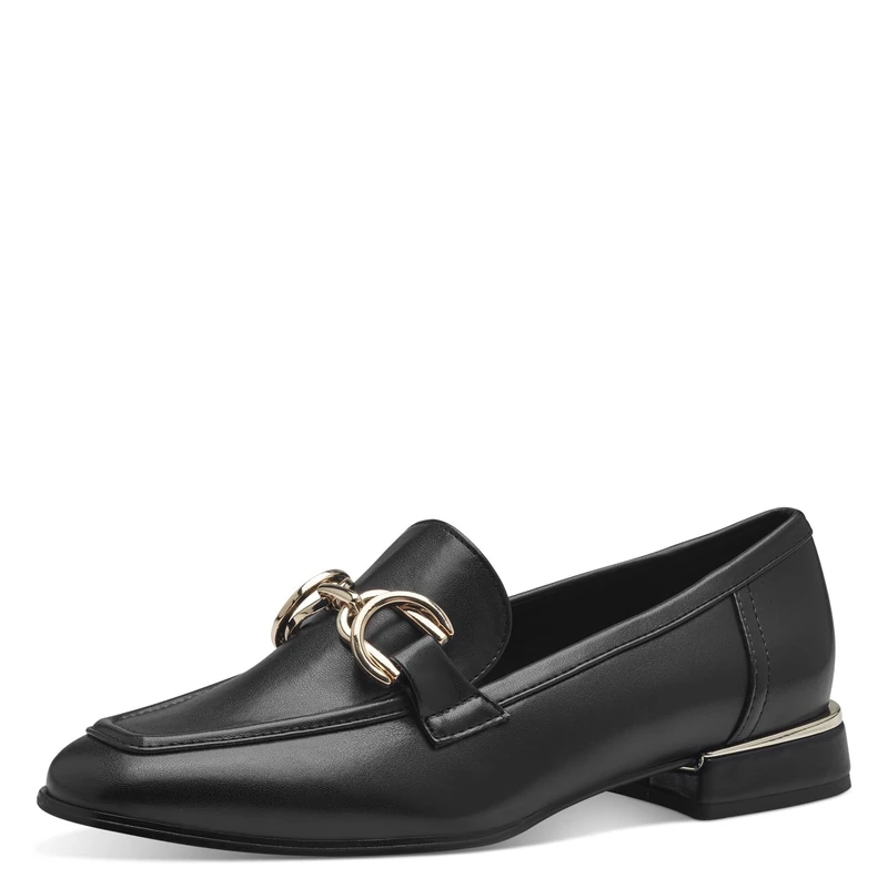 MARCO TOZZI Women's 2-24216-42 Loafers, Black, 6.5