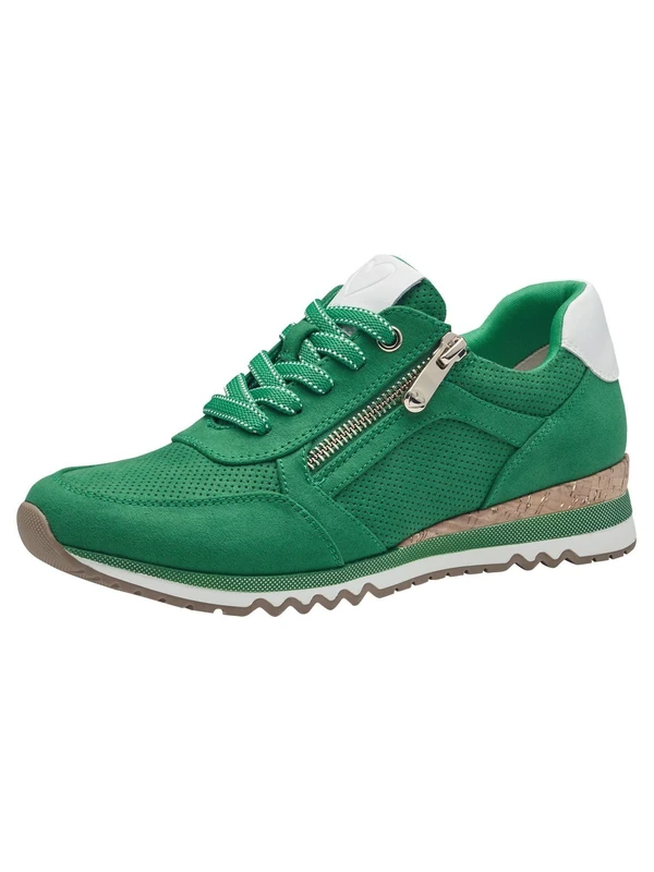MARCO TOZZI Women's 2-23781-41 Sneaker, Leaf Green Com, 7.5