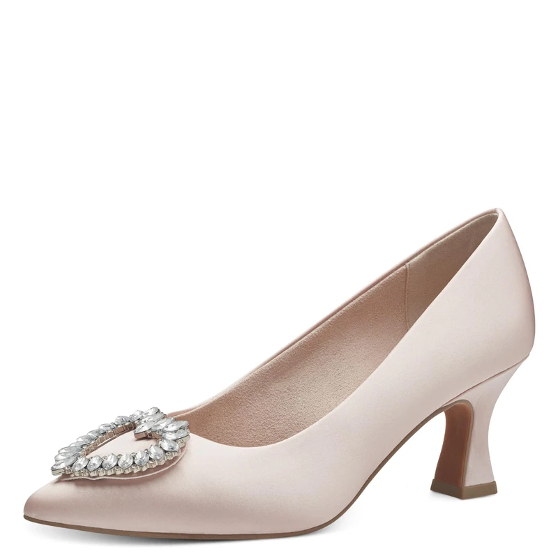 MARCO TOZZI Women's 2-82401-42 Pumps, Powder Satin, 4