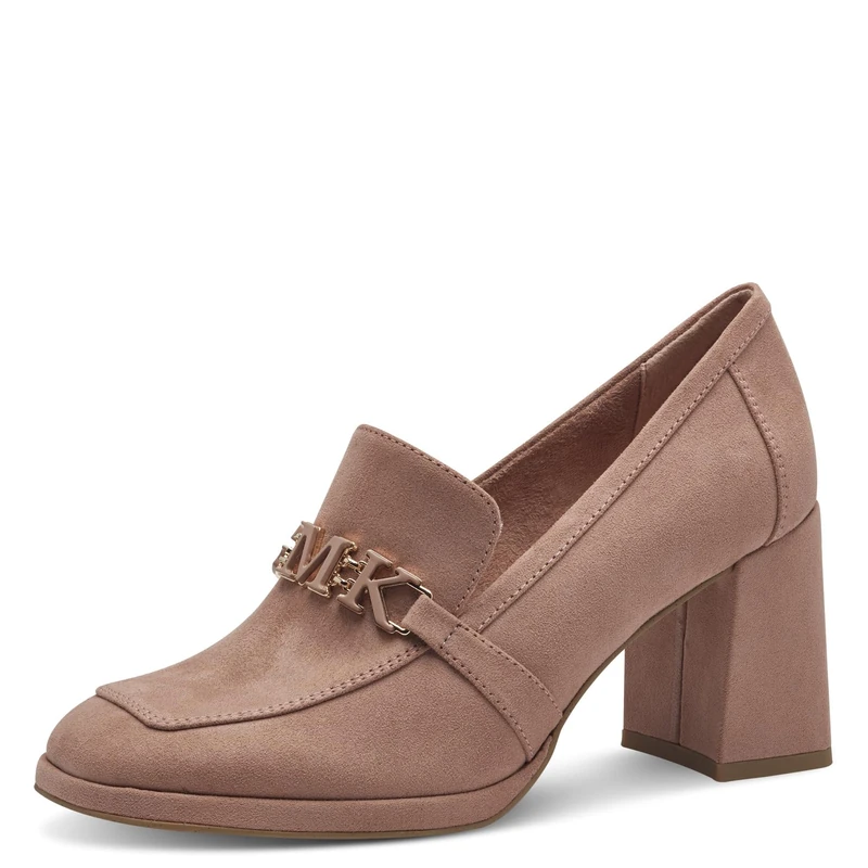 MARCO TOZZI Women's 2-84402-42 Loafers, Nude, 7.5