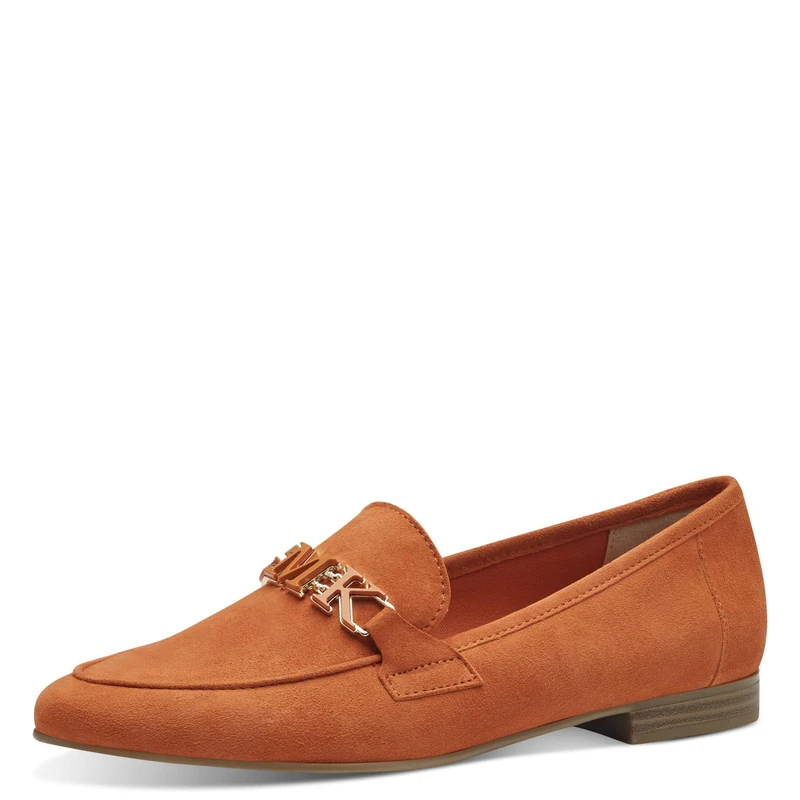 MARCO TOZZI Women's 2-84200-42 Loafers, Orange, 5