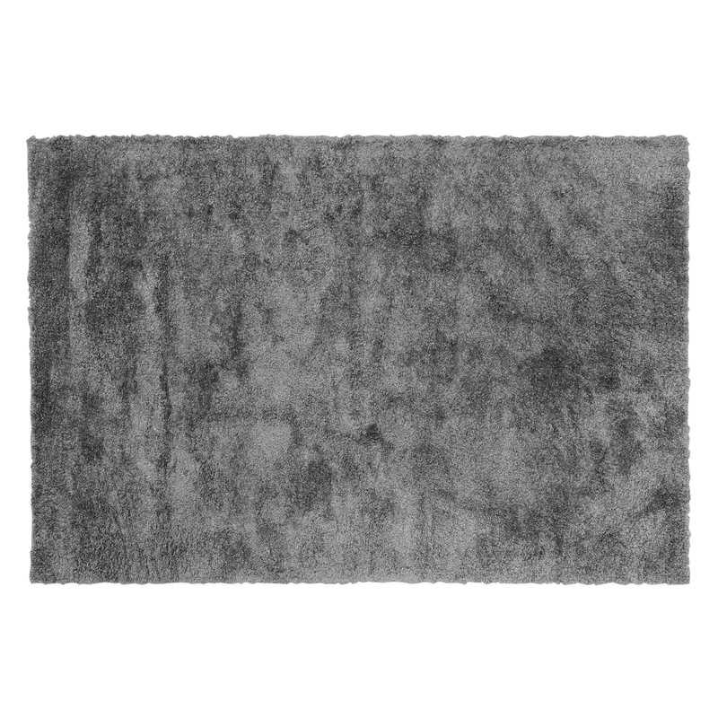 Douceur d'Intérieur, Shaggy Plain Grey Tango Rectangular Rug 160 x 230 cm