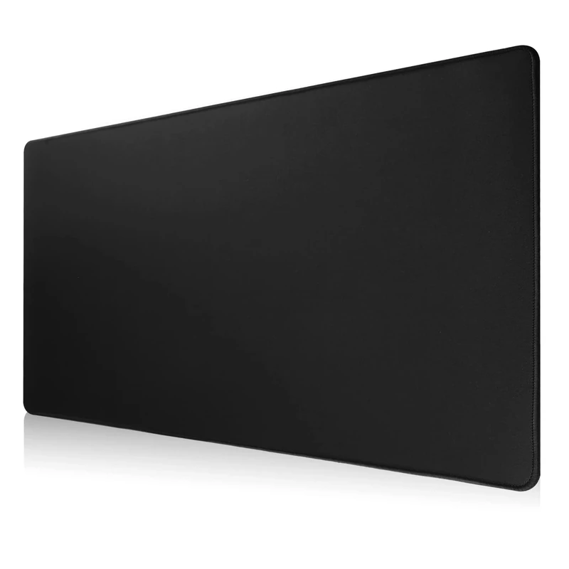 Game Mouse Pad Keyboard Pad for Computer Laptop Waterproof Mat Desk Pad with Anti-slip Rubber Base Large Rectangle Mouse Mat-Black 900x400x2MM