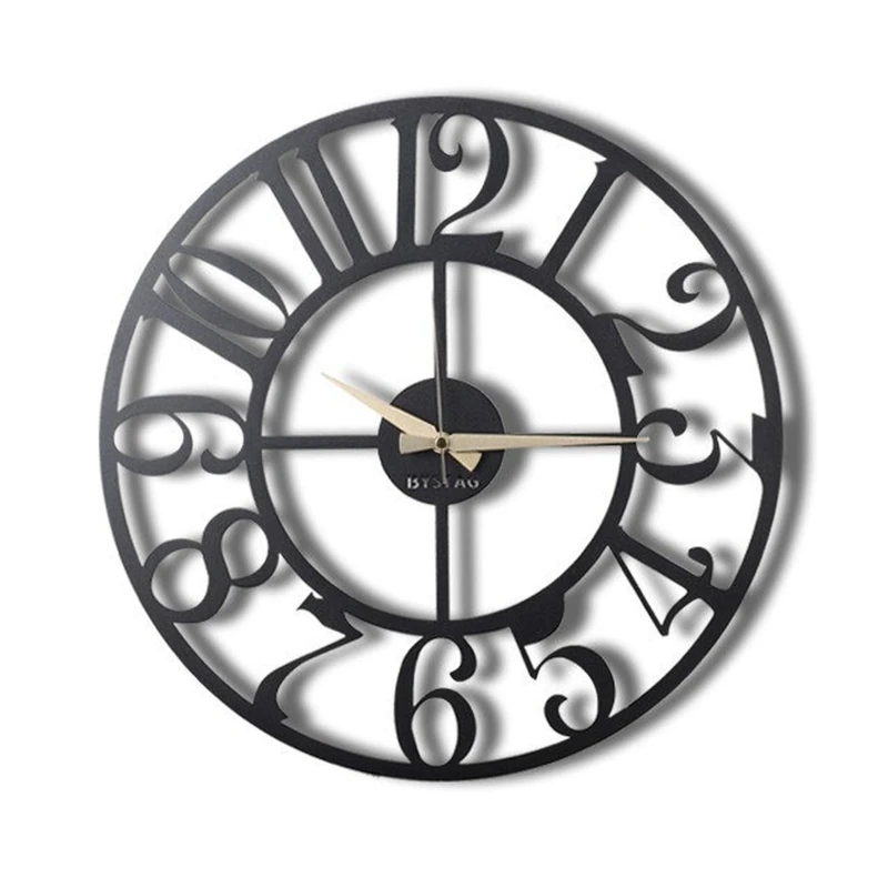 WELL HOME MOBILIARIO & DECORACIÓN Decorative metal wall clock simple style 70x70