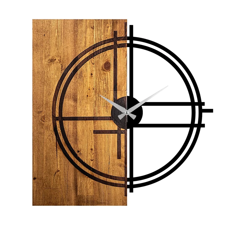 WELL HOME MOBILIARIO & DECORACIÓN Wooden Wall Clock Decorative Circular