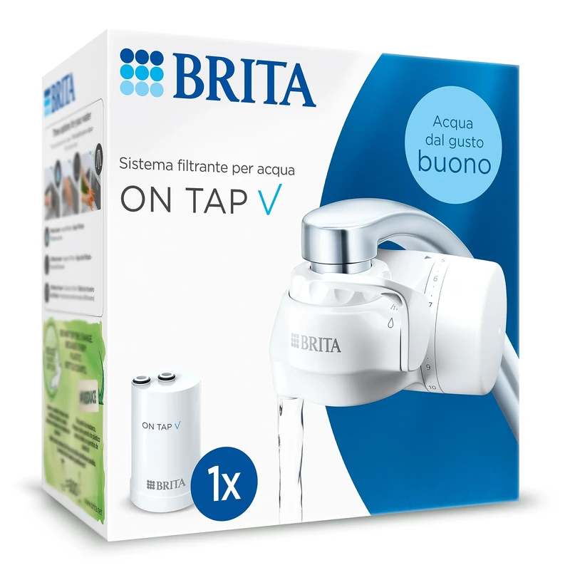 BRITA ON Tap V Filter Tap, White - Image 1