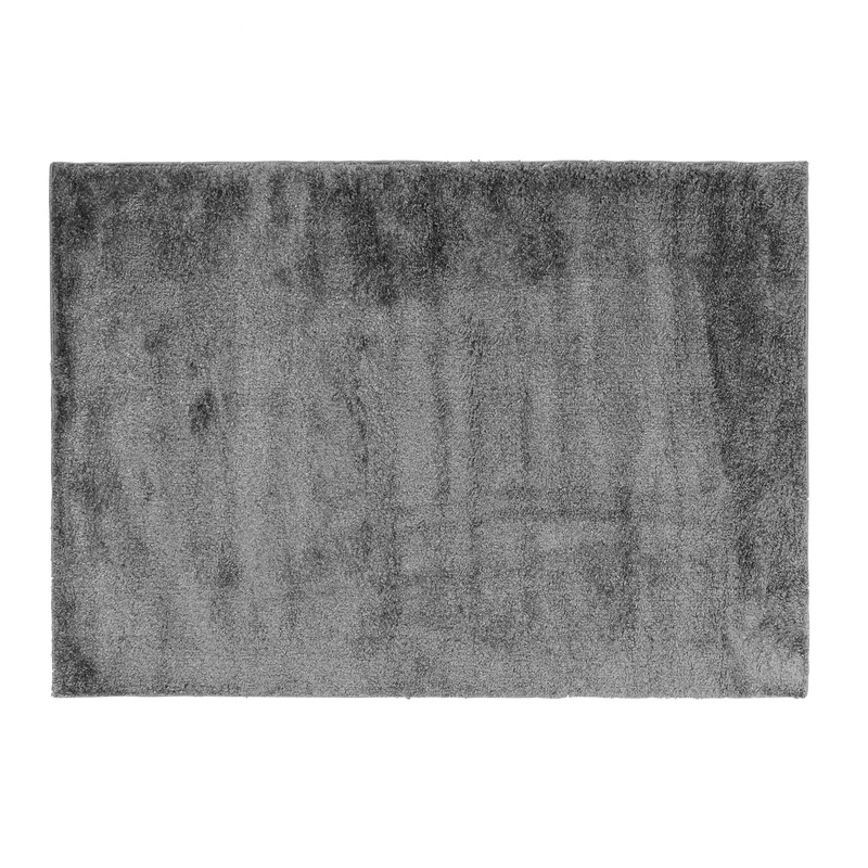 Douceur d'Intérieur, Rectangular Rug (120 x 170 cm) Tango Grey Shaggy Plain