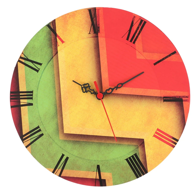 WELL HOME MOBILIARIO & DECORACIÓN MDF decorative clock vivid colours