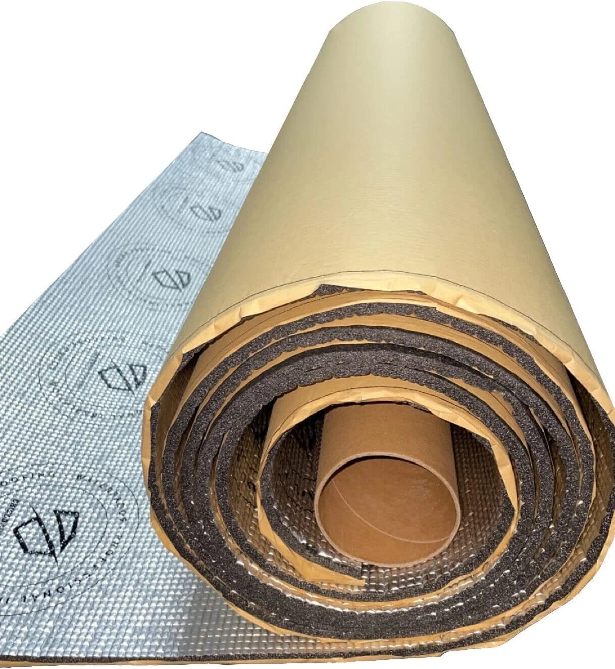 15mm | 12mm | 10mm | 7mm Camper Van Insulation Thermal Acoustic Floor Roof Sound Walls Proof Foil Self Adhesive Under Floor Wood Laminate Heat Underlay (7mm x 5m x 1m)