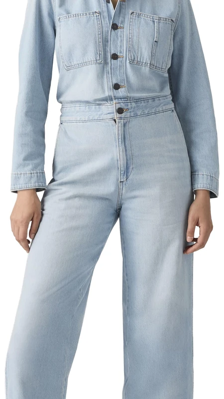 Levi's Women's Iconic Jumpsuit Dress, CELEBRATE THE MOMENT, S