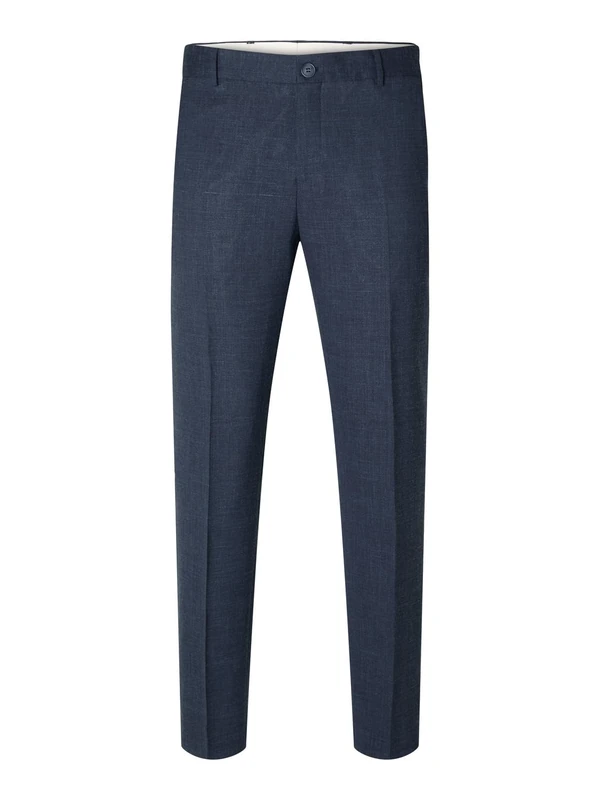 SELETED HOMME SLHSLIM-Oasis Linen TRS NOOS Suit Pants, Dark Navy