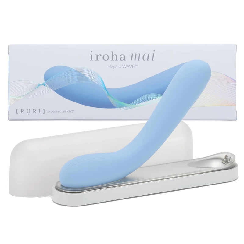 iroha mai RURI - Luxury G-Spot Vibrator for Women - Innovative Sex Toy with Sound-Based 3D Vibration - 1x Premium G-spot Vibrator Set with Charging Box and USB Cable - Image 1