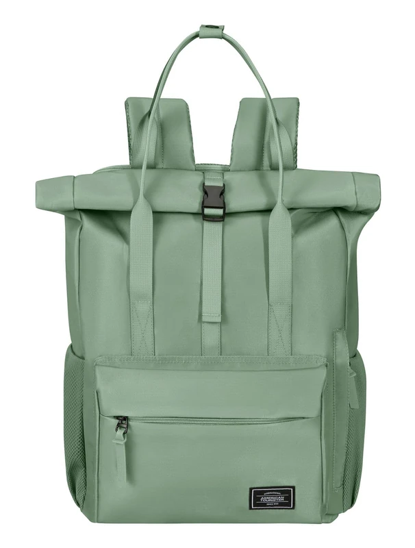 American Tourister Urban Groove UG25 - Laptop Backpack 15.6" (42.5 cm) - Business & School Backpack with Bottle Holder, Ergonomic, Lightweight, Smart Sleeve - 20.5L - Urban Green - Image 1