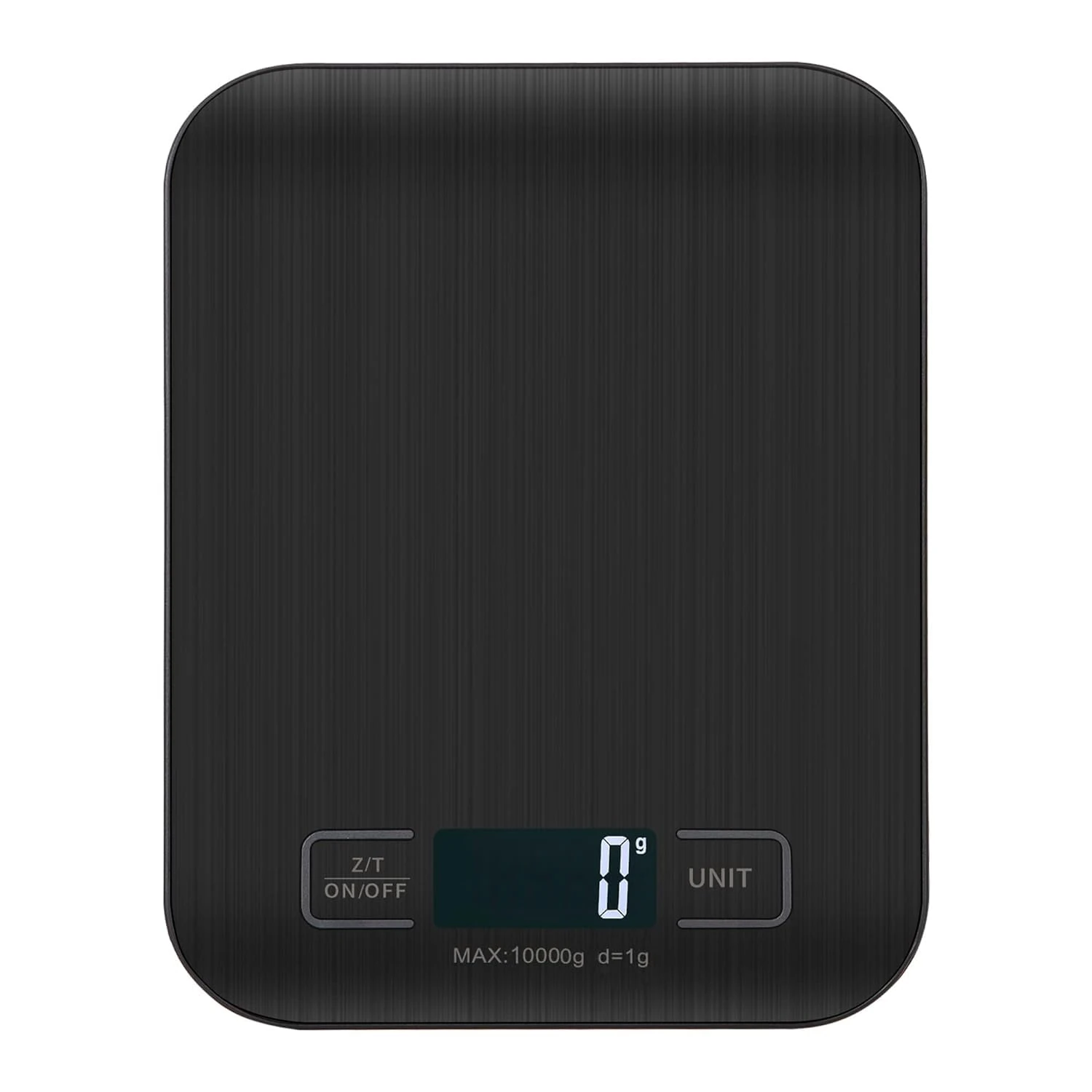 Torchtree Kitchen Scales, 22lb Food Scale with Batteries, 5 Units with Tare Function, Touch Button, Backlit LCD, Black-10kg