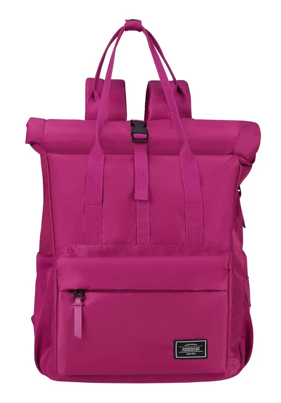 American Tourister Urban Groove UG25 - Laptop Backpack 15.6" (42.5 cm) - Business & School Backpack with Bottle Holder, Ergonomic, Lightweight, Smart Sleeve - 20.5L - Purple (Deep Orchid)