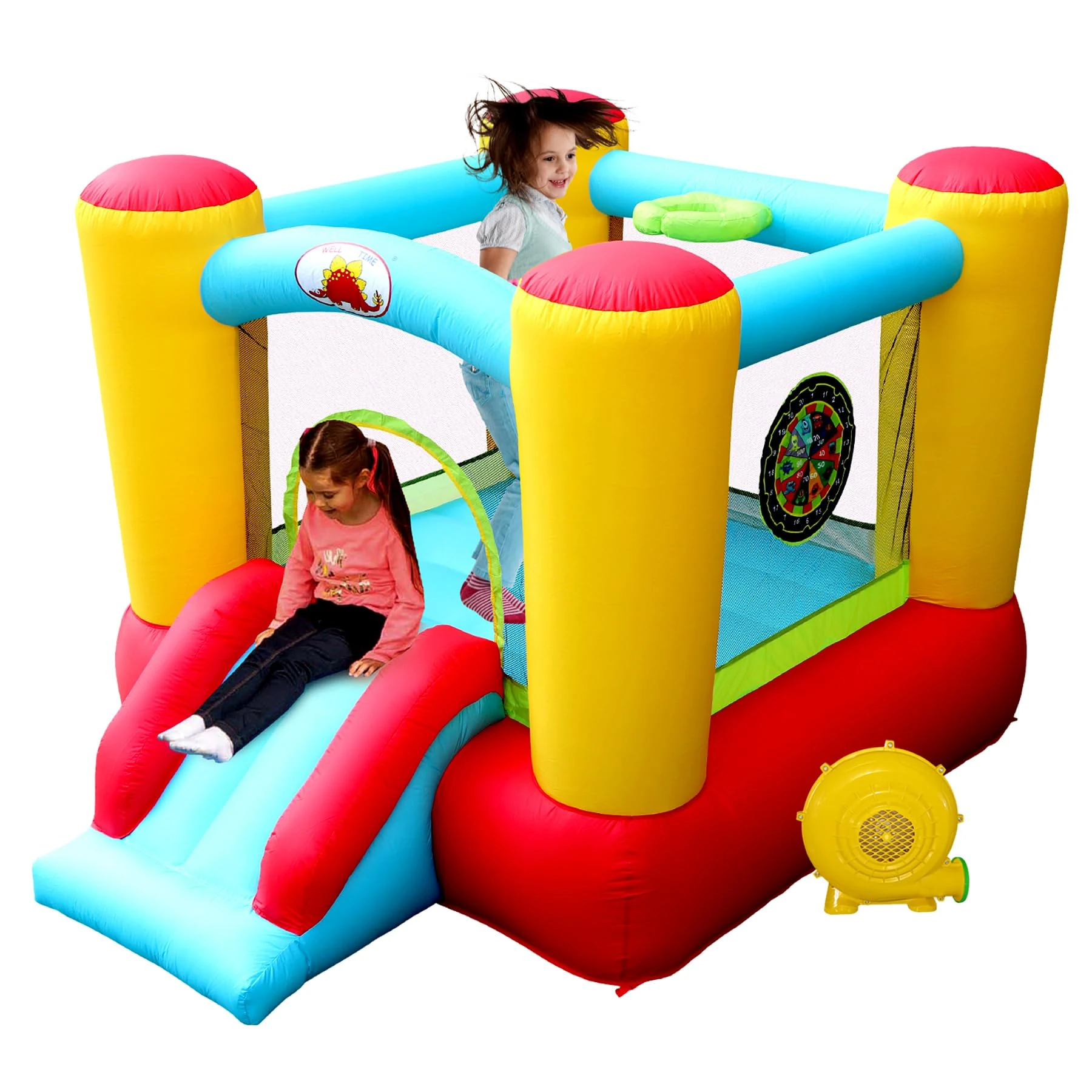 Inflatable Bounce House Slide, Kids Jumping Castle with Blower