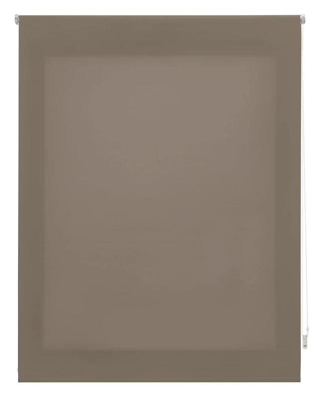 Decorblind Translucent Smooth Roller Blind Size 160 x 175 x 175 cm (W x L) Plain Colour 157 x 170 cm Translucent Taupe Easy Wall or Ceiling Installation