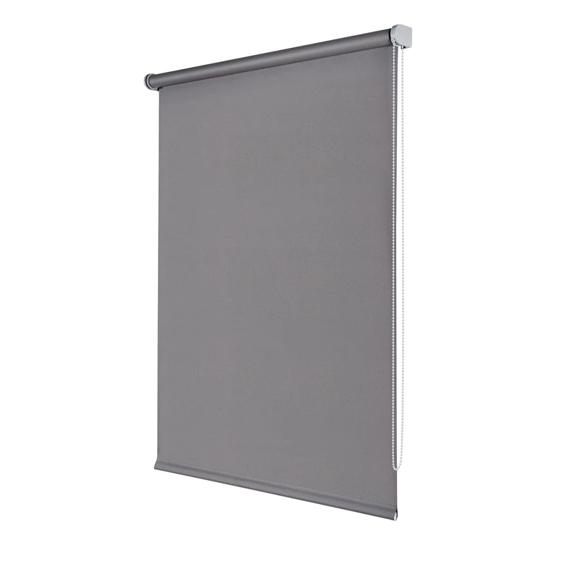 Blackout Roller Blind, 100% Blackout, Darkening Blind for Windows and Doors, Night Grey – Basic Blinds, 140 x 250 cm