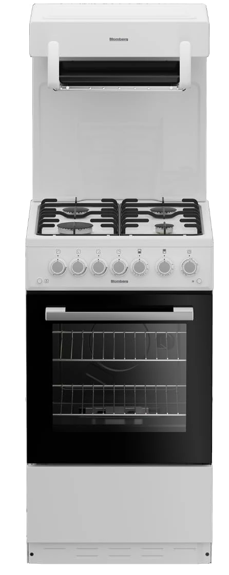 Blomberg GGS9151W 50cm Single oven Gas Cooker with Eye Level Grill (White)