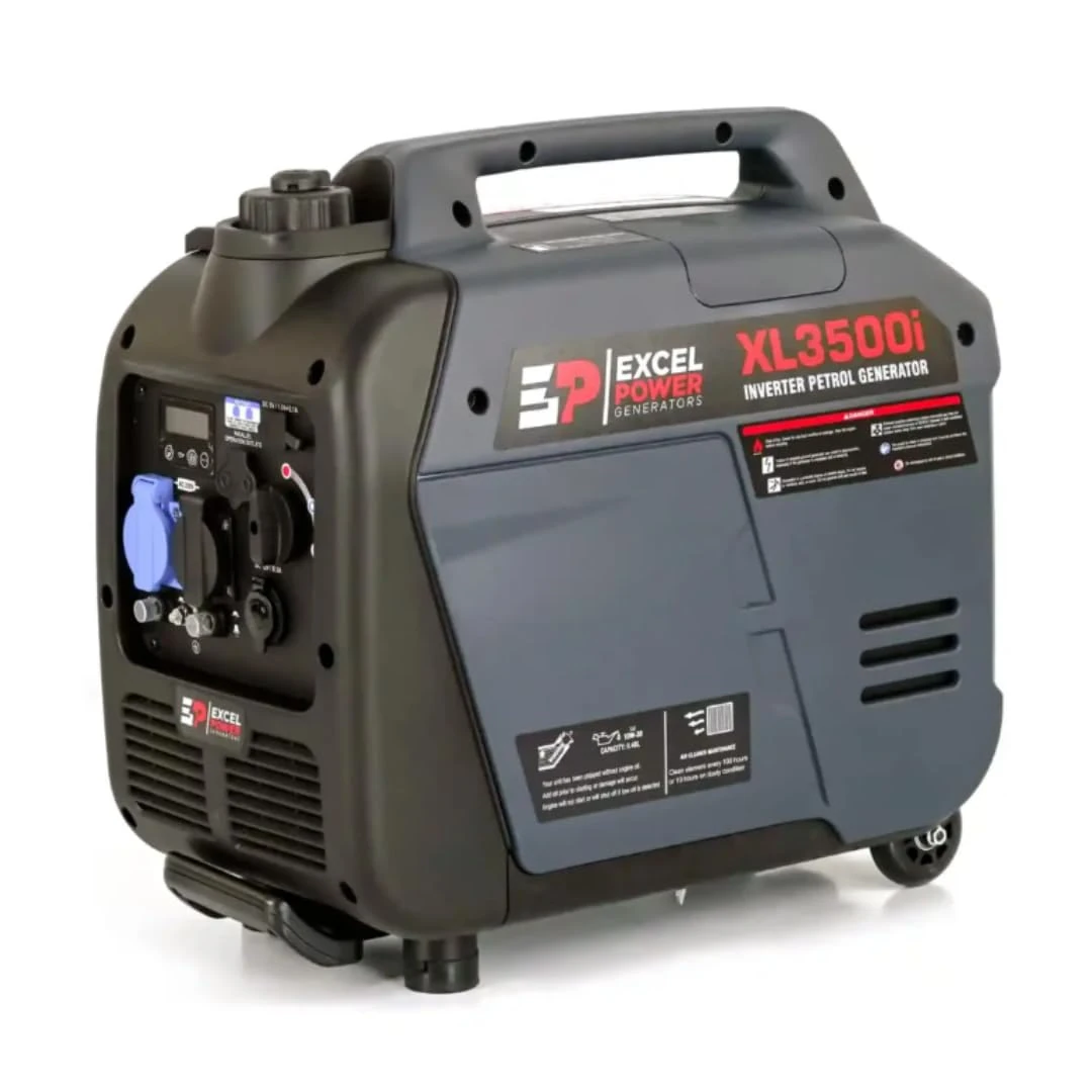 Excel Power 3.2KW True Sine Wave Petrol Inverter Generator Ideal For Camping, Fishing, Motorhome, Caravan, Outdoor Adventure 2 Year Warranty