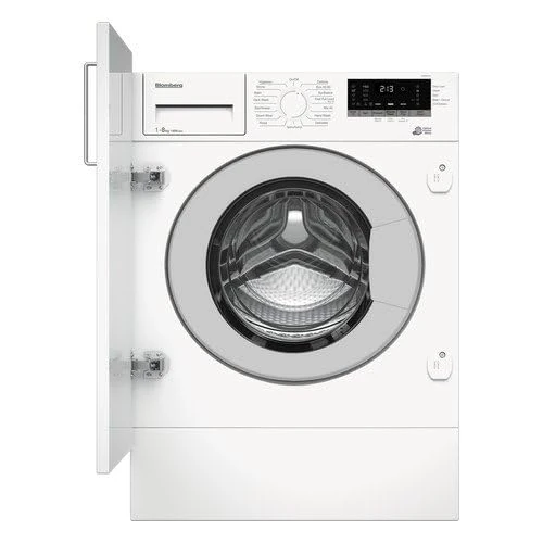 Blomberg LWI284410 8kg 1400 Spin Integrated Washing Machine with Fast Full Load - White - Image 1