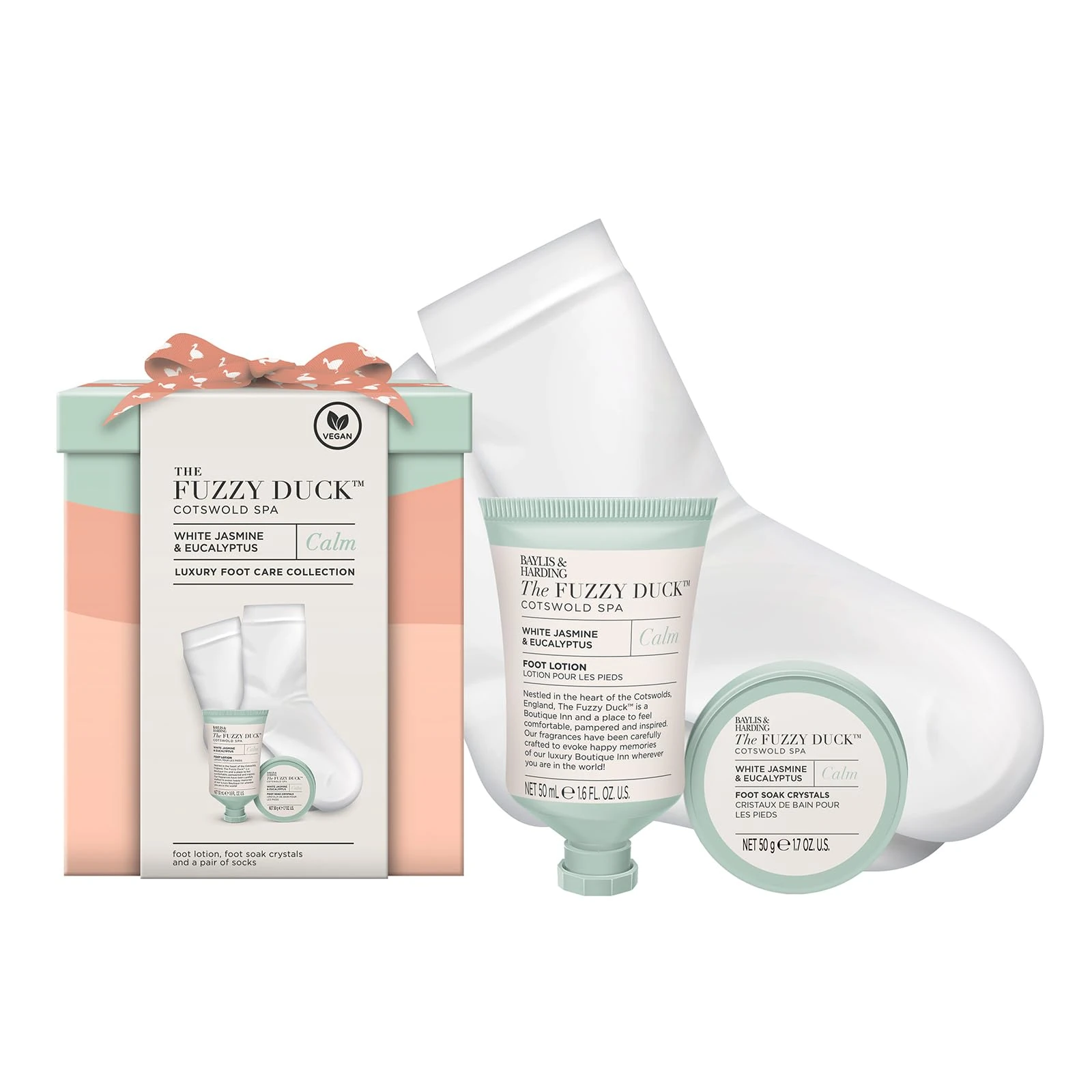 Baylis & Harding The Fuzzy Duck Cotswold Spa Luxury Foot Care Gift Set - Vegan Friendly (Pack of 1)