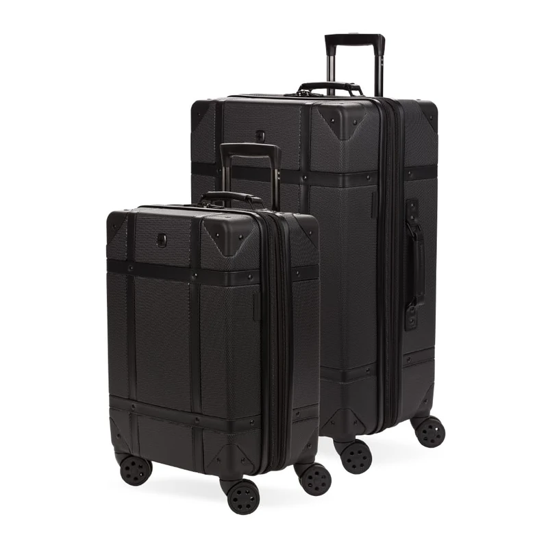 SwissGear 7739 Hardside Luggage Trunk Set - 2-Piece Spinner - Image 1