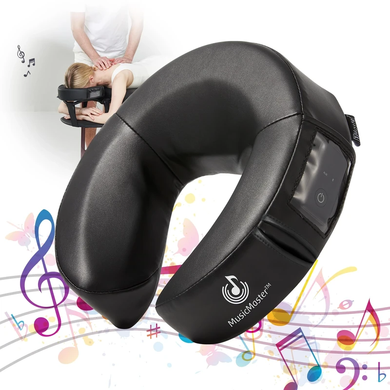 Master Massage Music Master High Fidelity Sound Face Cradle Cushion- Bluetooth Massage Pillow forFace Down Resting- Ultra Soft Massage Table Headrest Foam Headrest - Image 1
