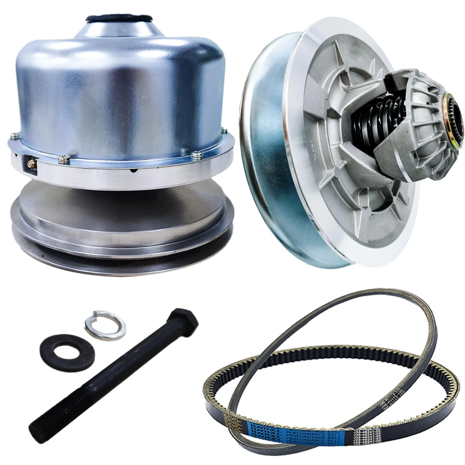 Bridiof Clutch Set for Yamaha GAS Golf Cart G29 YDRA Drive 2007-up and Drive 2 2017-up with Updated FBT Clutch, JW8-G6201 JW8-G6202