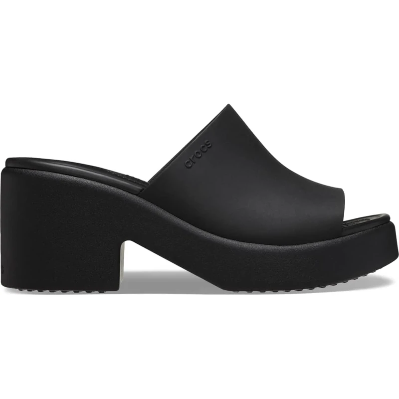 Crocs Women Sandal, Brooklyn Slide Heel, Black,Black, 3 UK Women