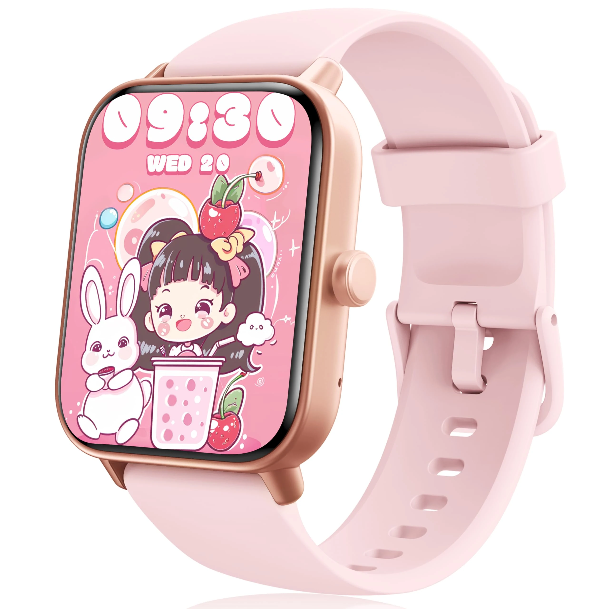 KALINCO Kids Smart Watch, IP68 Waterproof Swimming Smartwatch, 1.8'' Fitness Activity Tracker Watch with 100 Sports Modes, Make Call/Answer, HR & Sleep Monitor, Alarm for 7+ Boys Girls Teens