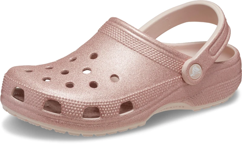 Crocs Classic Glitter Clog Quartz Glitter Size 8 UK Men/ 9 UK Women
